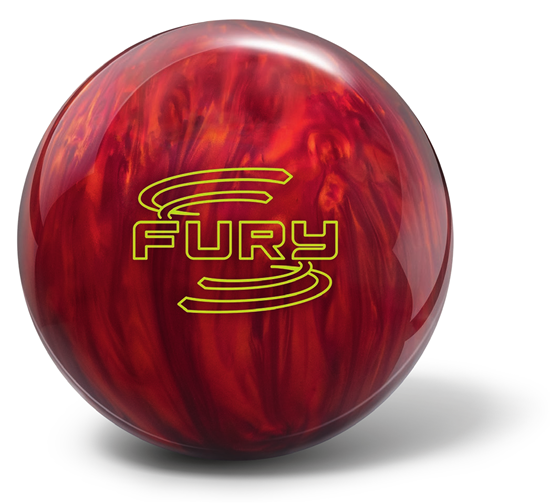 Picture of Brunswick Fury Orange Red Bowling Ball
