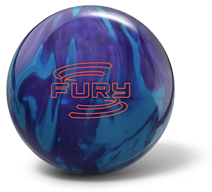 Picture of Brunswick Fury Purple Blue Bowling Ball