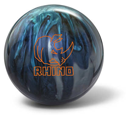 Picture of Brunswick Rhino Blue Grey Silver Bowling Ball