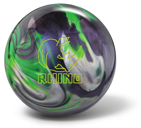 Picture of Brunswick Rhino Carbon Lime Silver Bowling Ball