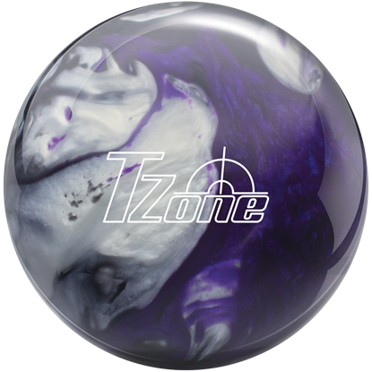 Picture of Brunswick TZone Black Purple Silver Bowling Ball