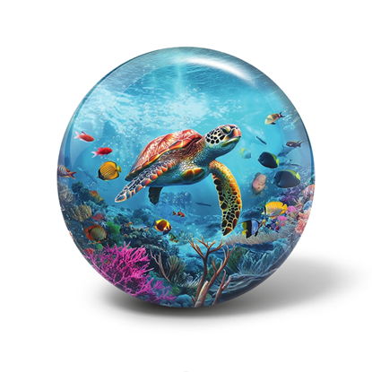 Picture of Brunswick Sea Turtle Viz-a-Ball Bowling Ball