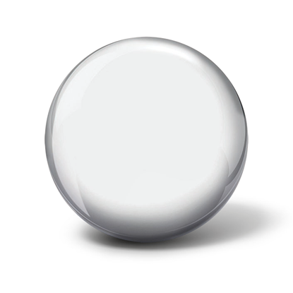 Picture of Brunswick White Poly Viz-a-Ball Bowling Ball