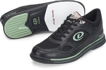 Picture of Dexter Randy Black Camo Green Men's Wide Bowling Shoes