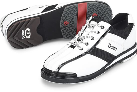 Picture of Dexter SST 8 Pro White Black Men's Right Hand Bowling Shoes
