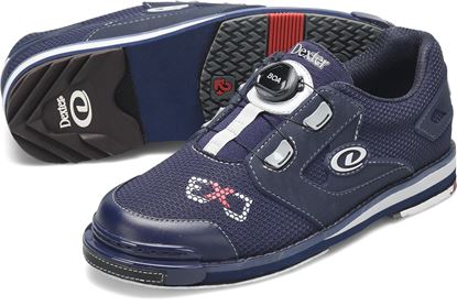 Picture of Dexter SST 8 ExJ Power Frame BOA Navy Wide Men's Bowling Shoes