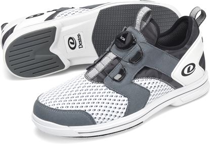 Picture of Dexter Men's DexLite Pro BOA White Grey Right Hand Bowling Shoes