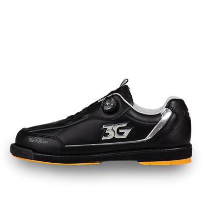 Picture of 3G Men's Dial Racer Black Chrome Right Hand Bowling Shoes