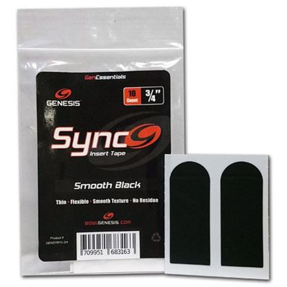Picture of Genesis Sync Smooth Black 3/4" Insert Tape (10ct)
