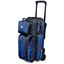 Picture of Brunswick Punisher 3 Ball Triple Roller Blue Bowling Bag