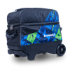 Picture of Brunswick Punisher Double 2 Ball Roller Blue Green Bowling Bag