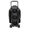 Picture of KR Strikeforce Diamond Dually 3 Ball Triple Roller Black Bowling Bag
